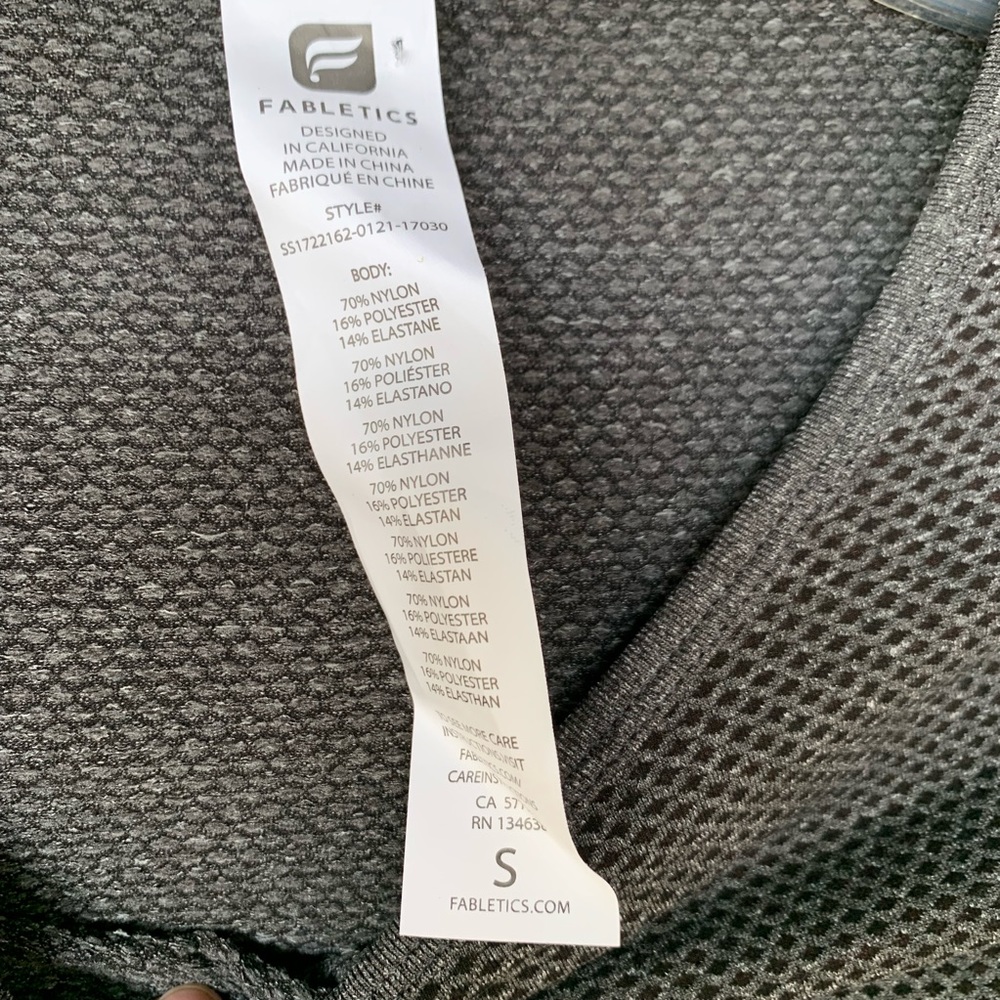 Fabletics Delta Seamless Top In Dark Gray - image 4